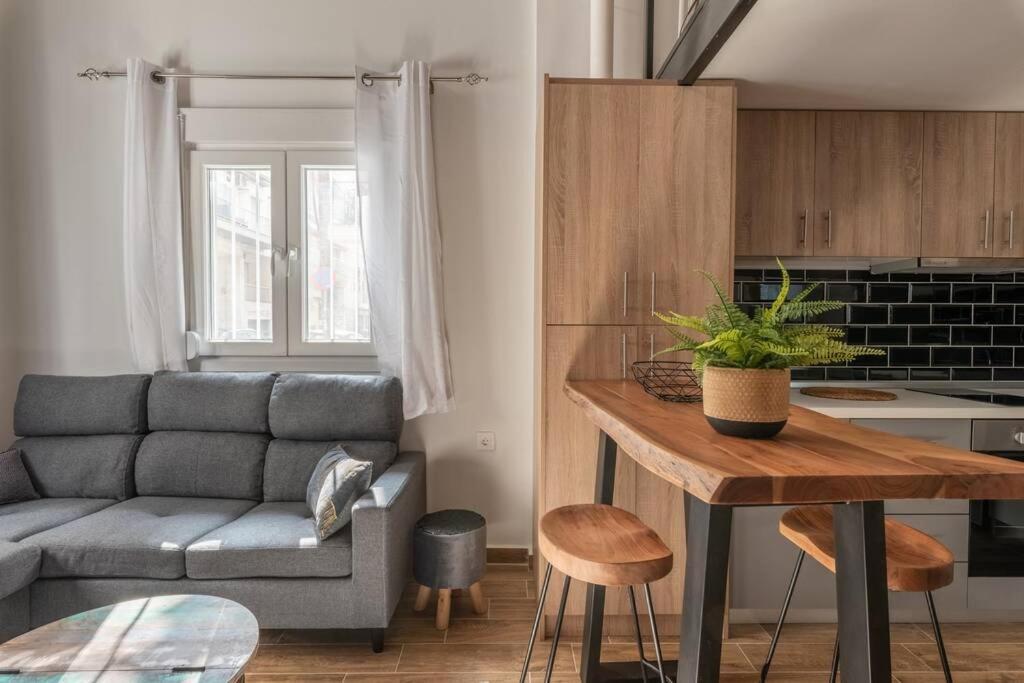 Apartamento Industrial Loft Near Seaside W 200Mbps Tesalónica Exterior foto