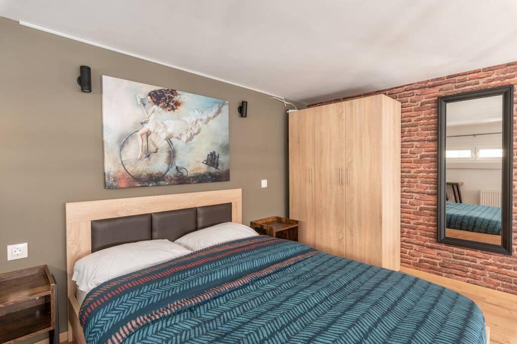 Apartamento Industrial Loft Near Seaside W 200Mbps Tesalónica Exterior foto
